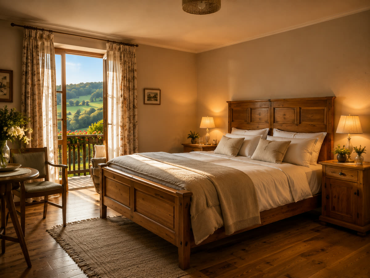 Helles Schlafzimmer